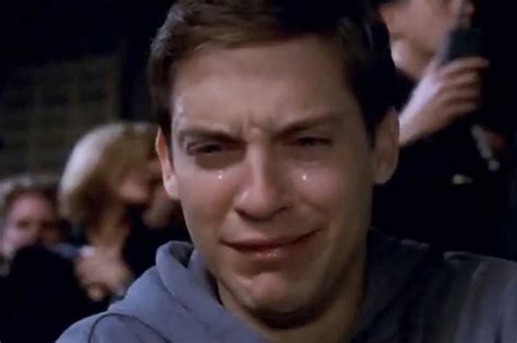  A Peter Parker Cry meme. Caption your own images or memes with our Meme Generator. Create. Make a Meme Make a GIF Make a Chart Make a Demotivational Login . 